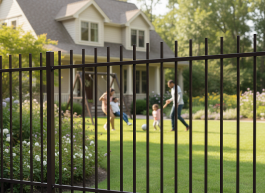 Metalinė Vamzdelių Tvora