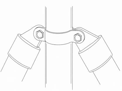 Plastikiniai Dangteliai Stulpų Atramoms 48mm