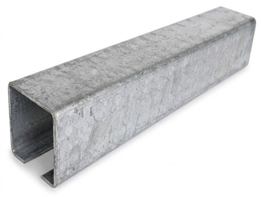 Bėgis stumdomiems vartams 80x80x5 (ilgis 9.4 m) cinkuotas